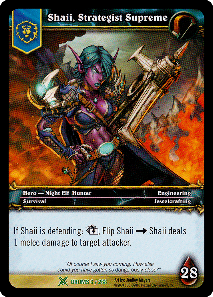 Shaii, Strategist Supreme