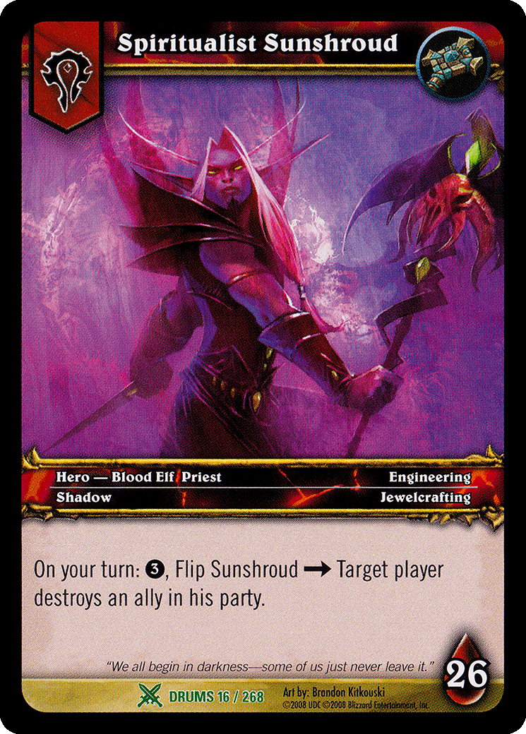 Spiritualist Sunshroud