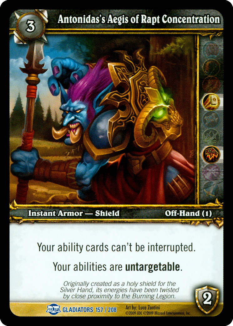 Antonidas's Aegis of Rapt Concentration