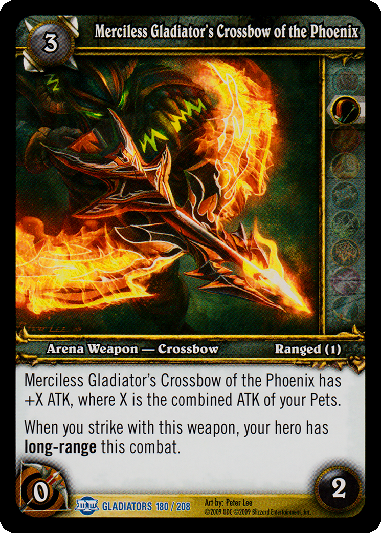 Merciless Gladiator's Crossbow of the Phoenix