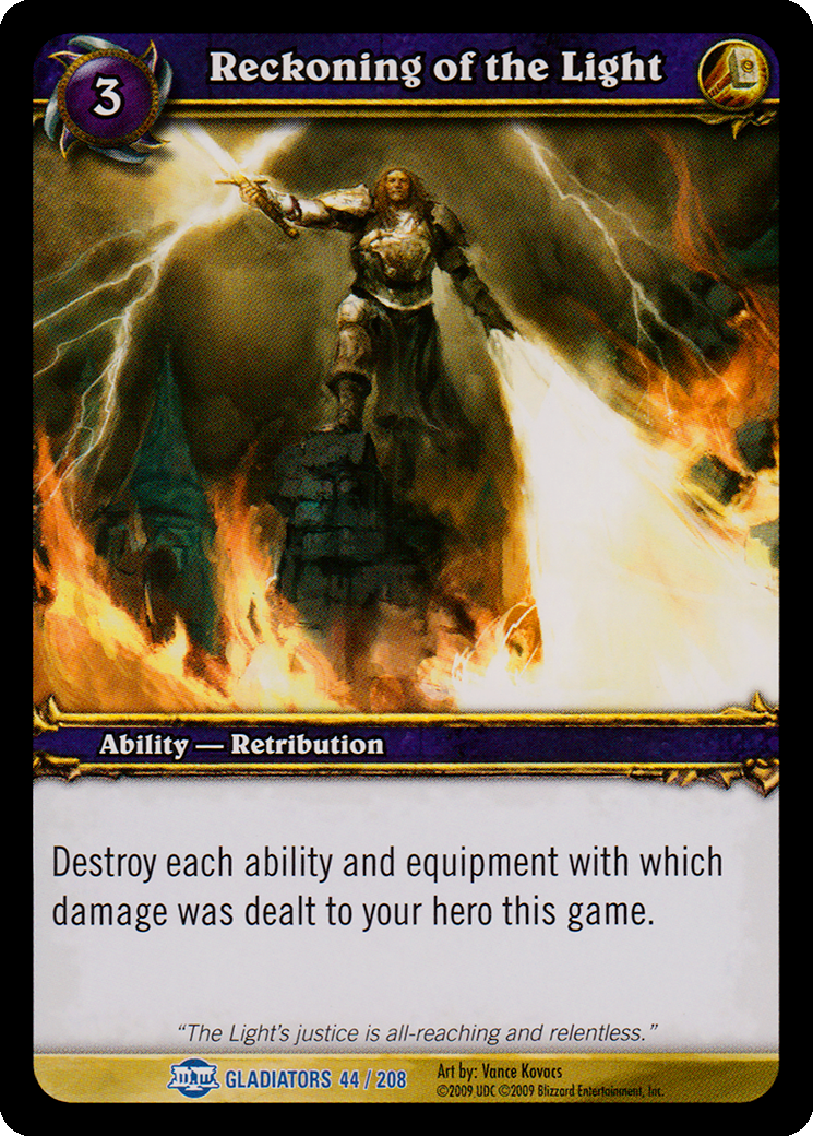Reckoning of Light