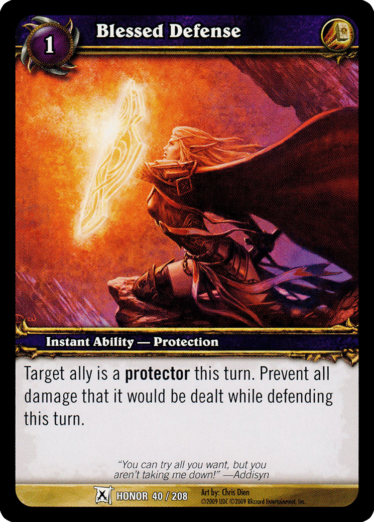 Blessed Defense