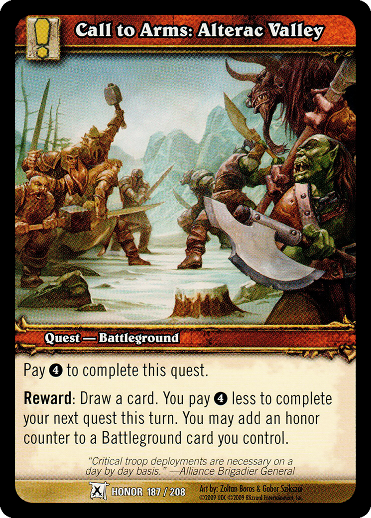 Call to Arms - Alterac Valley