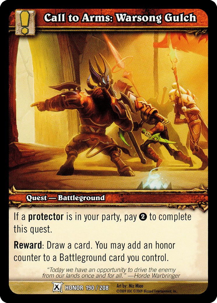 Call to Arms - Warsong Gulch