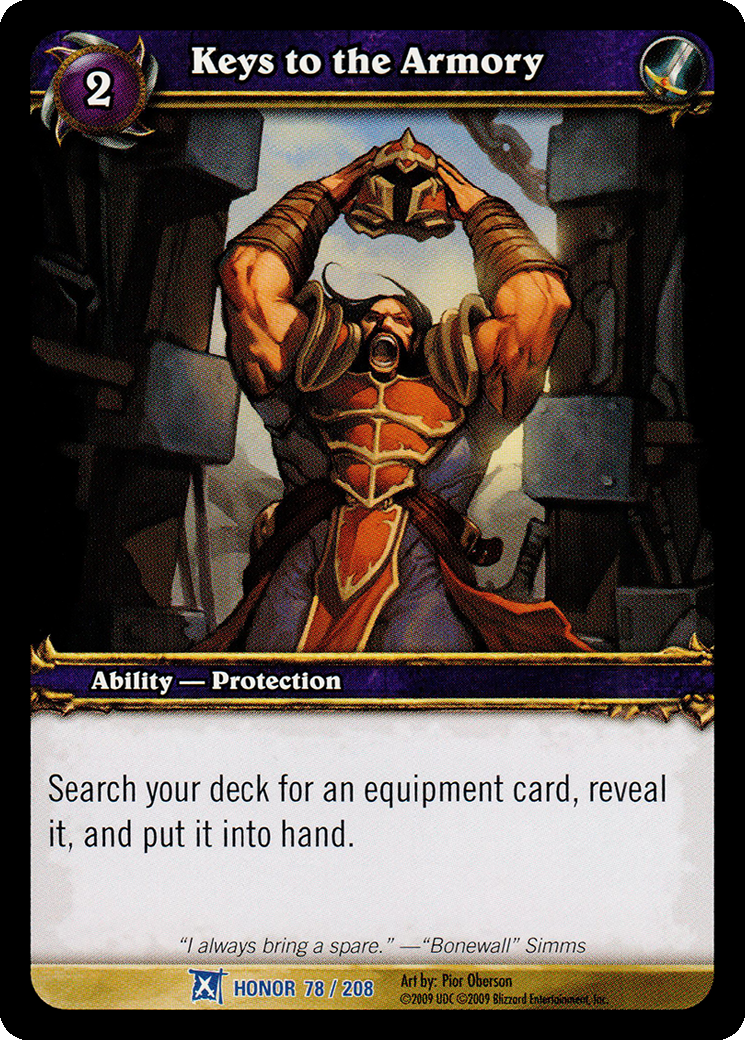 Keys to the Armory