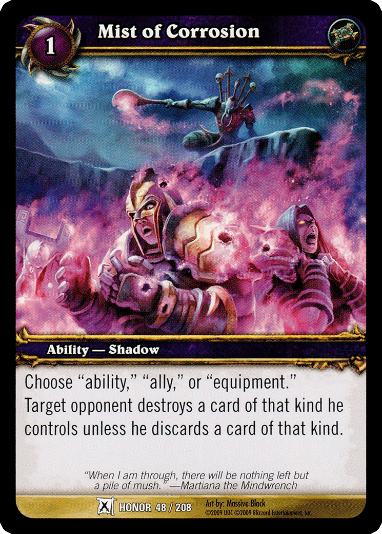 Mist of Corrsion