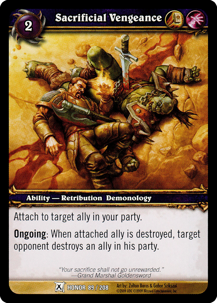 Sacrificial Vengeance