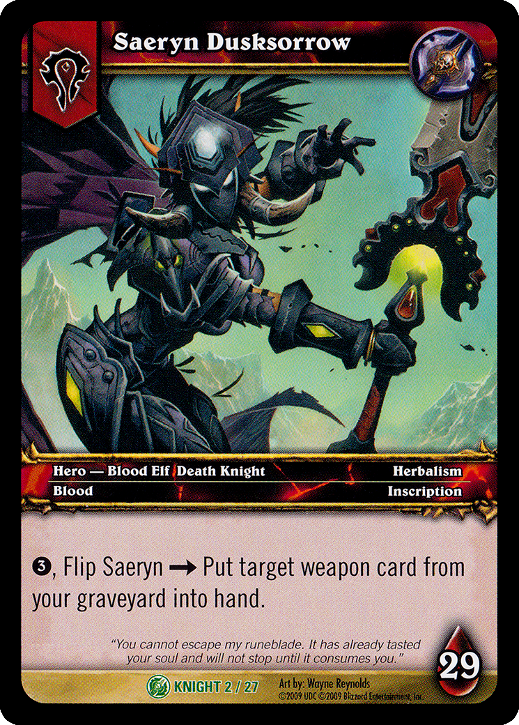 Saeryn Dusksorrow