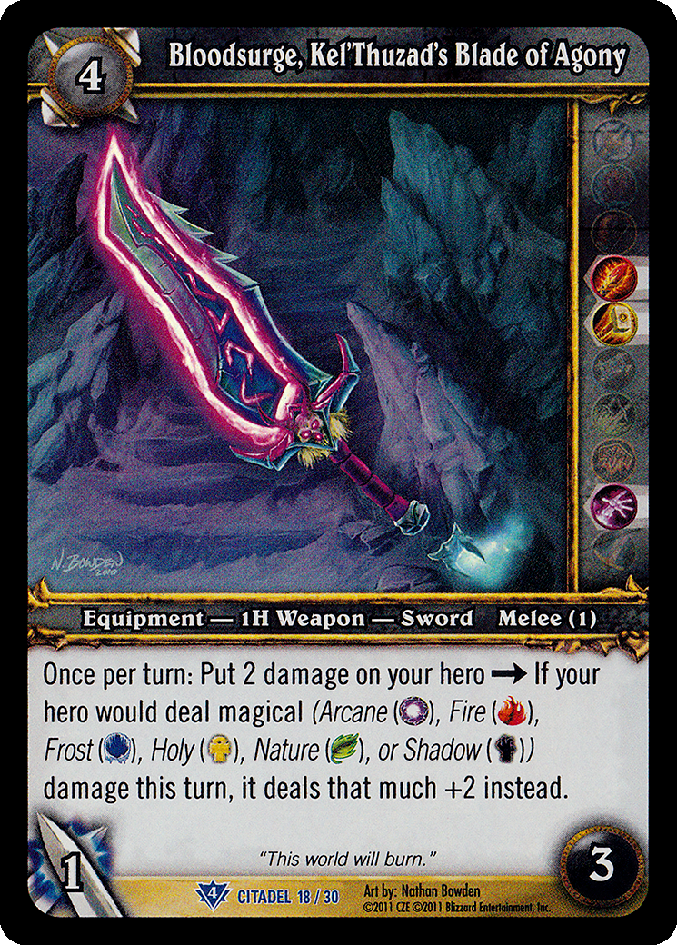 Bloodsurge, Kel'Thuzad's Blade of Agony