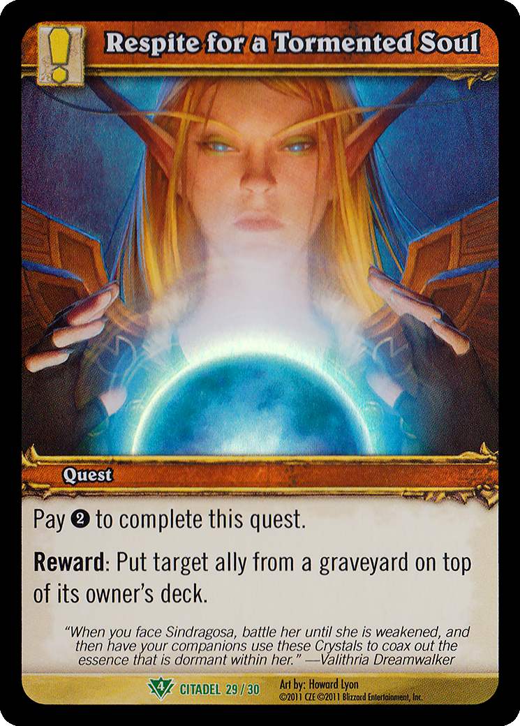 Respite for a Tormented Soul