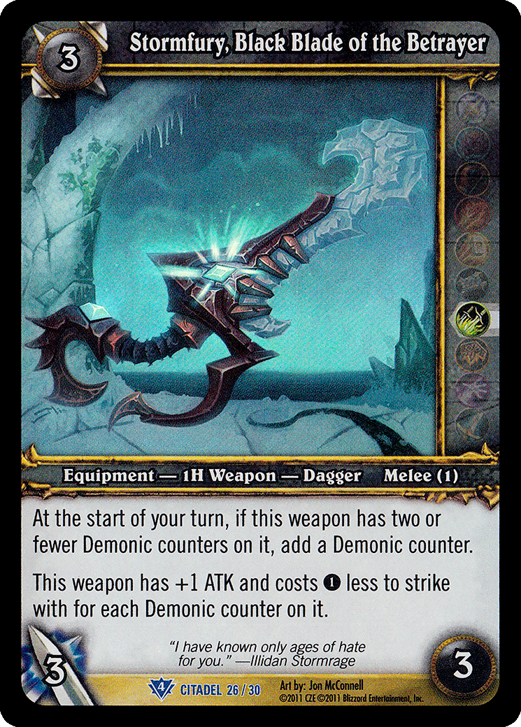 Stormfury, Black Blade of the Betrayer