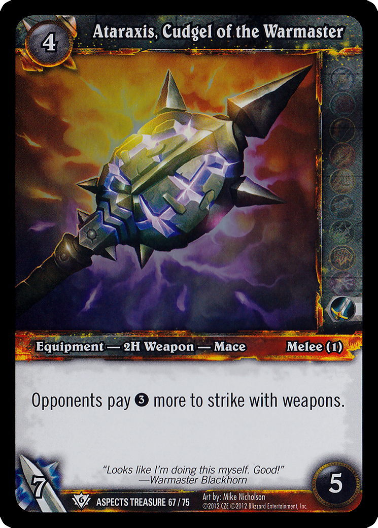 Atraxis, Cudgel of the Warmaster