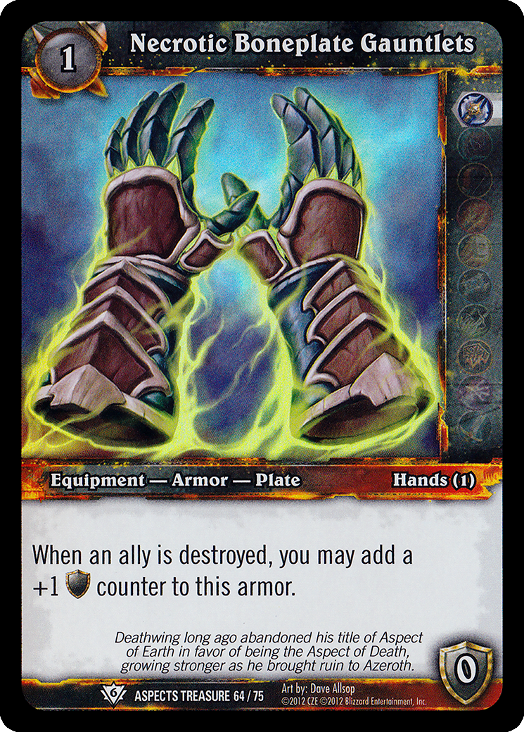 Necrotic Boneplate Guantlets