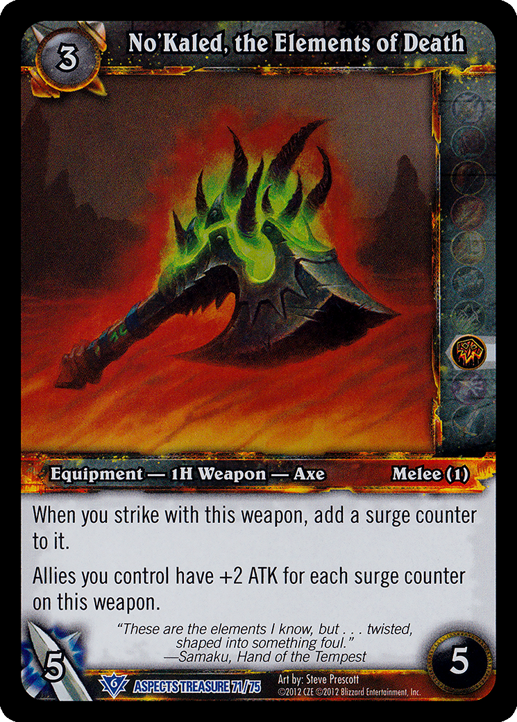 No'Kaled, the Elements of Death