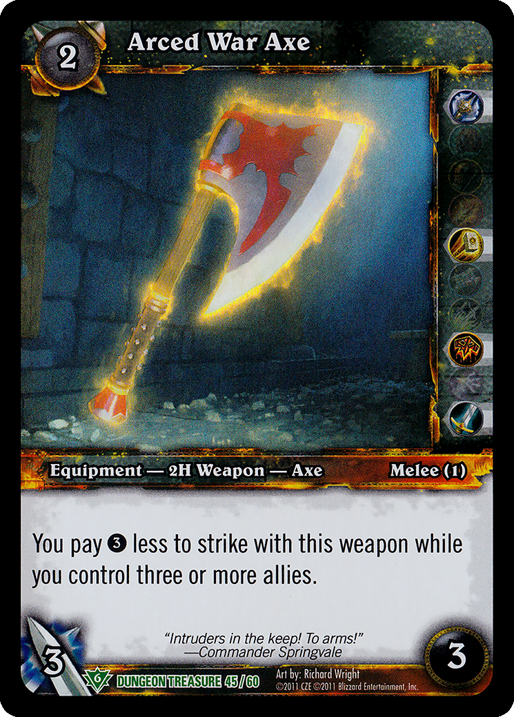 Arced War Axe