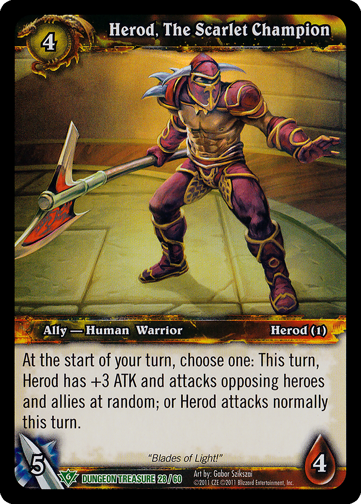 Herod, The Scarlet Champion