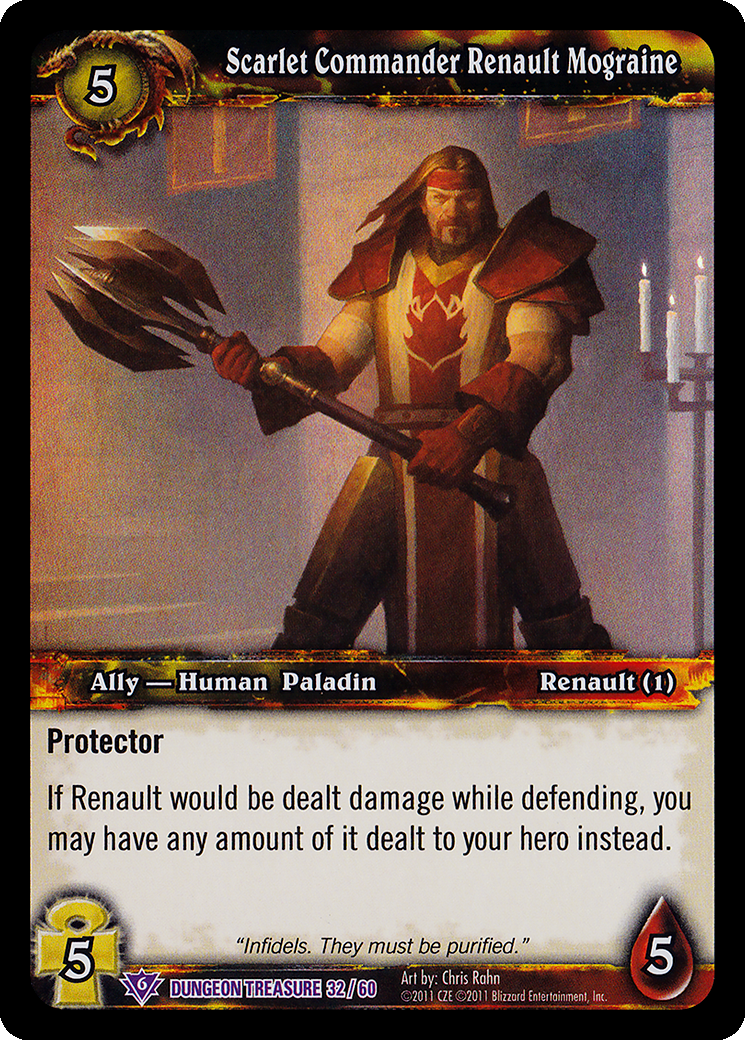 Scarlet Commander Renault Mograine