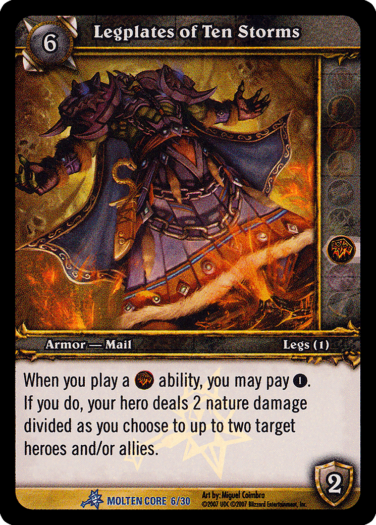 Legplates of Ten Storms