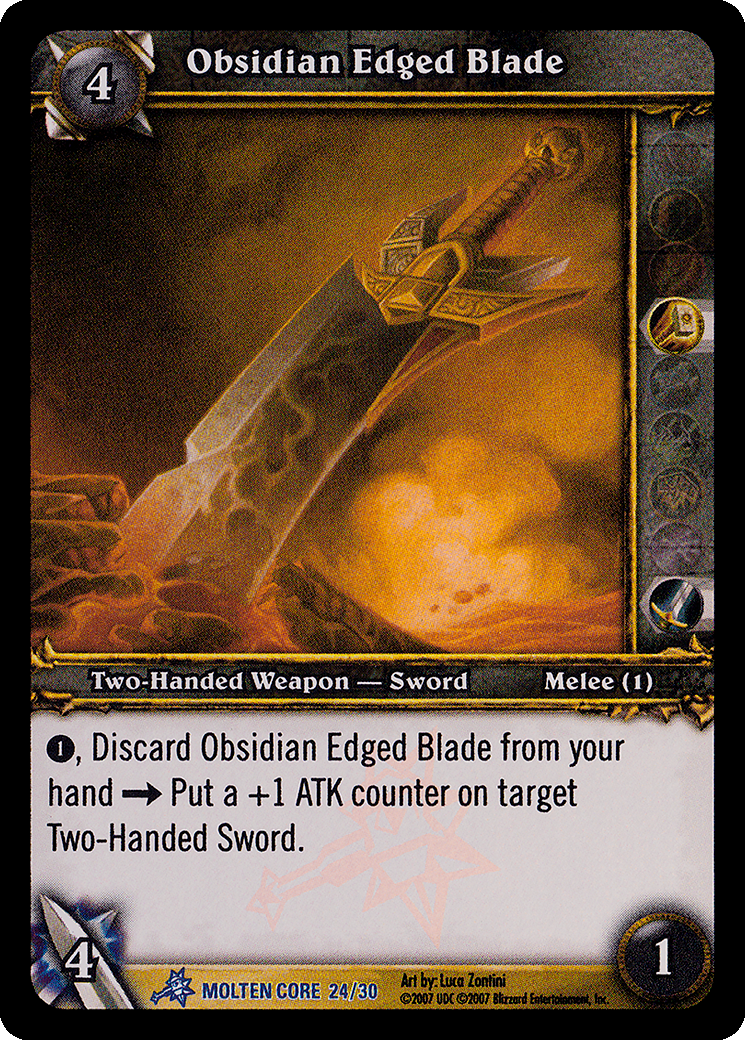 Obsidian Edged Blade