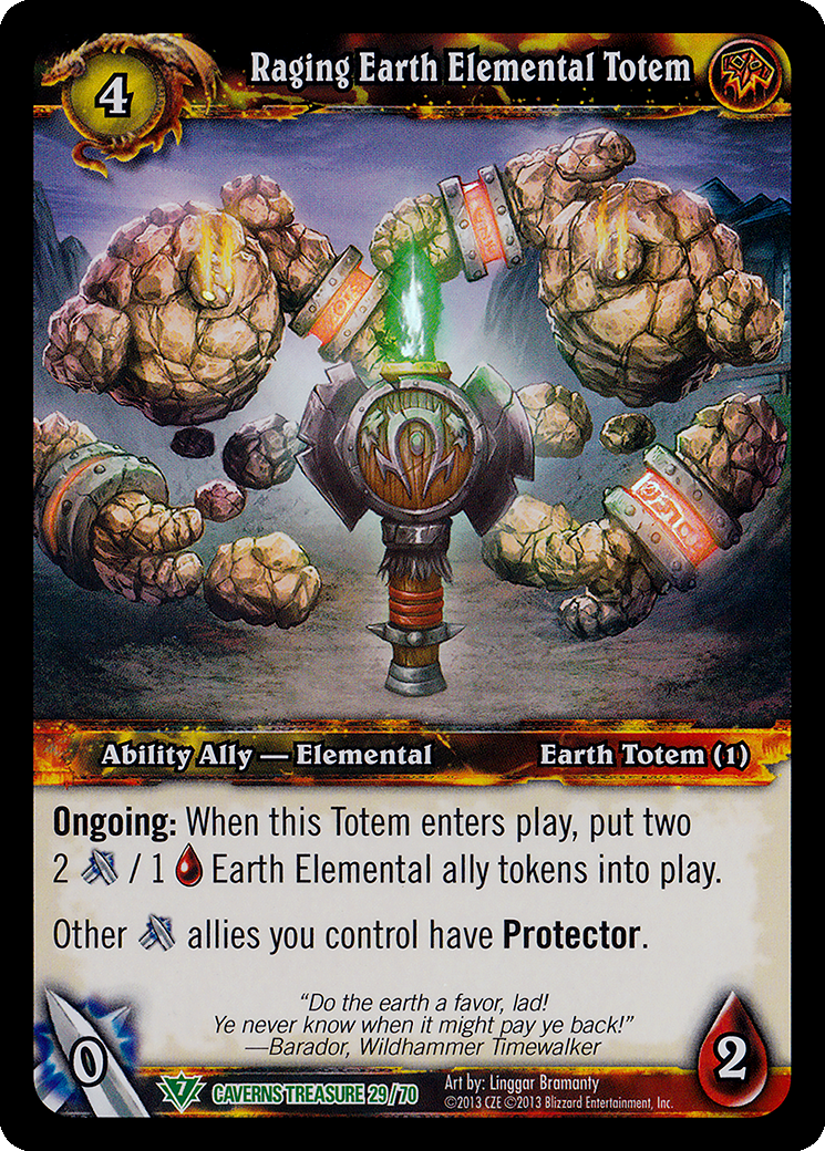 Raging Earth Elemental Totem