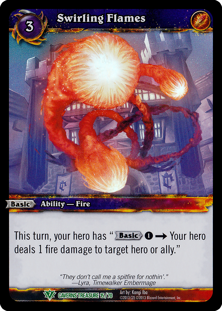 Swirling Flames