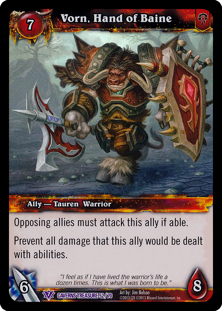 Vorn, Hand of Baine